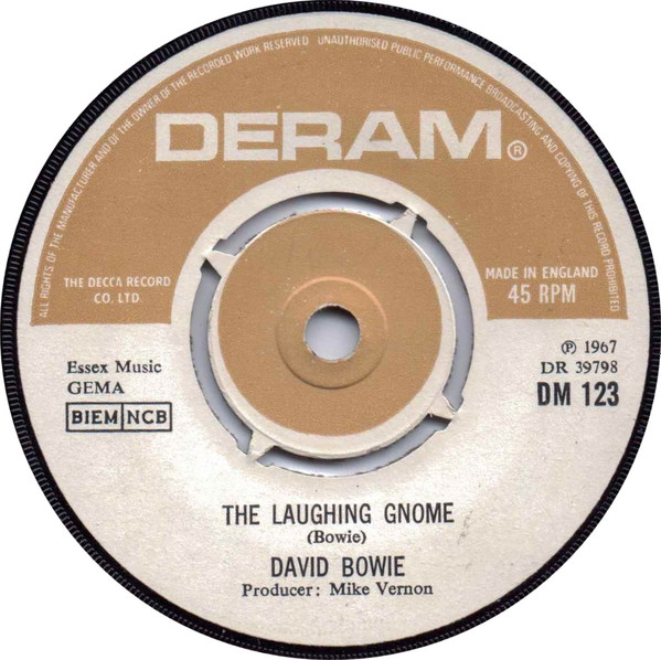 David Bowie – The Laughing Gnome (1967, Inverted Label Matrix