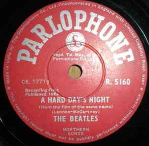 The Beatles – A Hard Day's Night (1964, Shellac) - Discogs