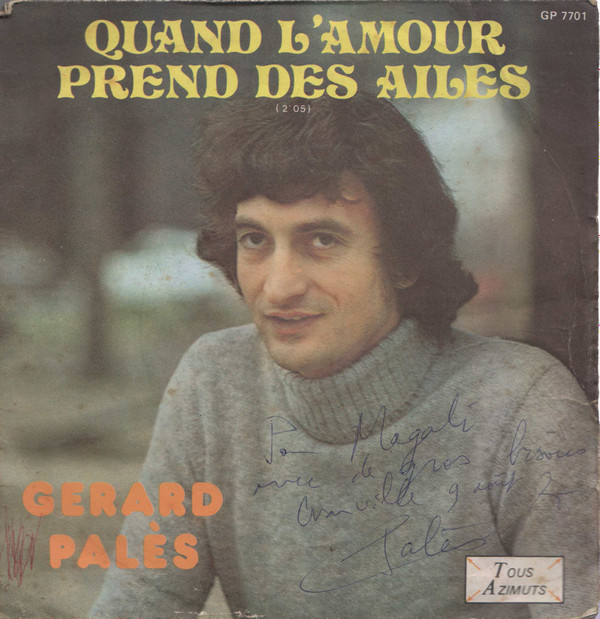 lataa albumi Gérard Palès - Quand Lamour Prend Des Ailes