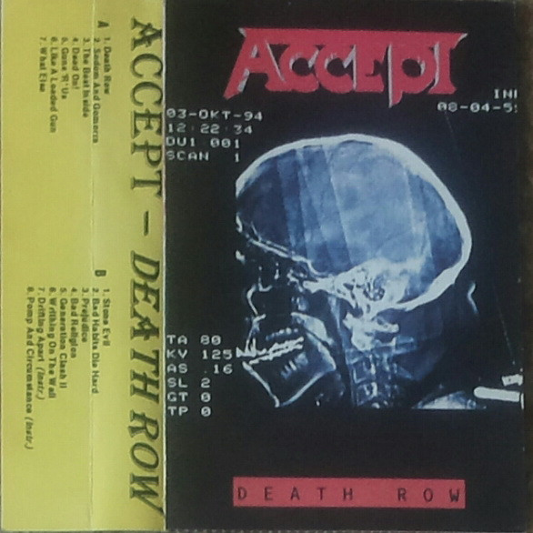 ACCEPT Death Row VICP-8134 国内盤 CD デス・ロウ