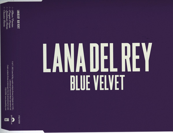 Lana Del Rey – Blue Velvet (2012, Vinyl) - Discogs