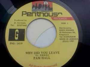 Pam Hall - Why Did You Leave album cover