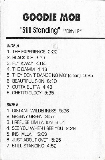 Goodie Mob – Still Standing (1998, Vinyl) - Discogs