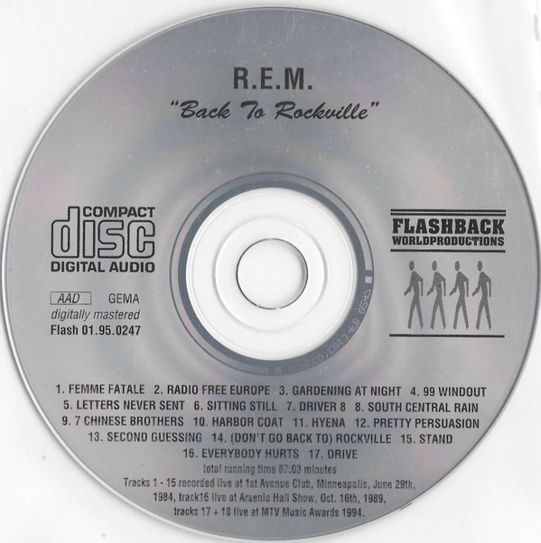 last ned album REM - Back To Rockville