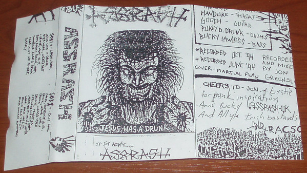 Assrash – Jesus Was A Drunk (1994, Cassette) - Discogs