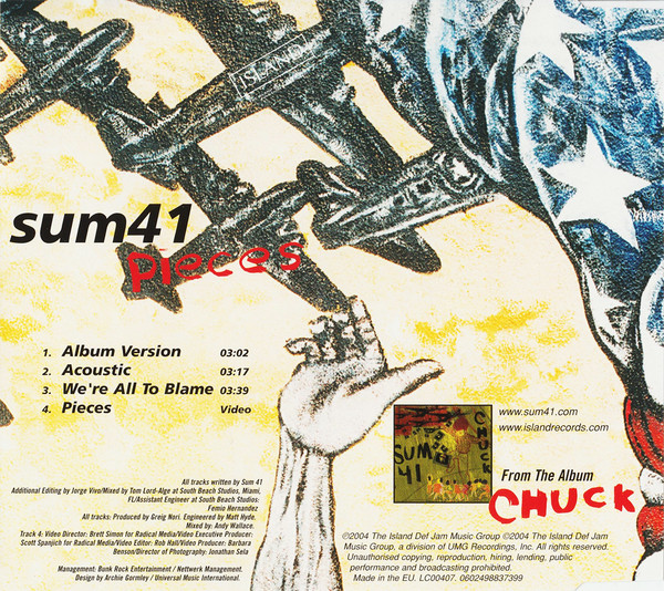 Sum 41 – Pieces (2004, CD) - Discogs