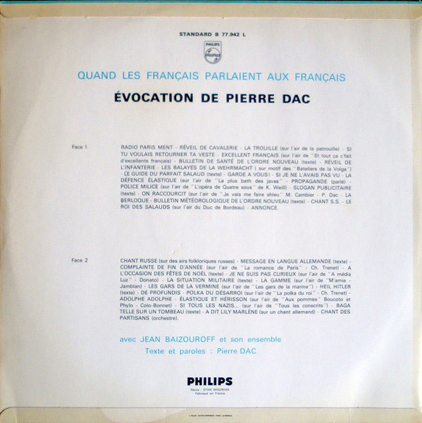 descargar álbum Pierre Dac - Quand Les Français Parlaient Aux Français