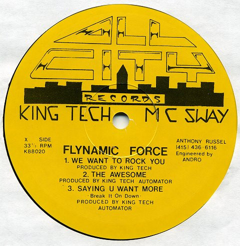 baixar álbum King Tech & MC Sway - Flynamic Force