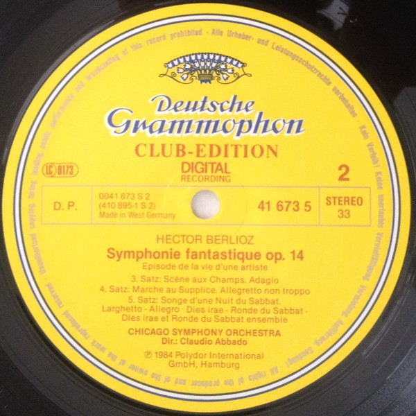 Album herunterladen Hector Berlioz Chicago Symphony Orchestra, Claudio Abbado - Symphonie Fantastique