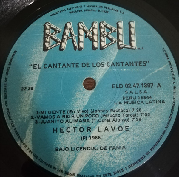 last ned album Hector Lavoe - El Cantante De Los Cantantes
