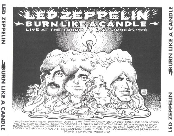 Led Zeppelin – Burn Like A Candle (CD) - Discogs