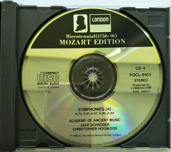 télécharger l'album Mozart, The Academy Of Ancient Music, Jaap Schröder, Christopher Hogwood - Mozart Edition 1 Symphonies 1