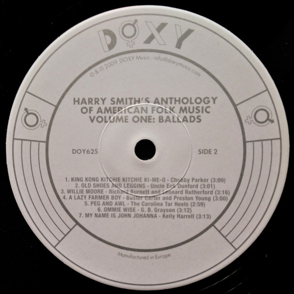 Album herunterladen Harry Smith - Harry Smiths Complete Anthology Of American Folk Music