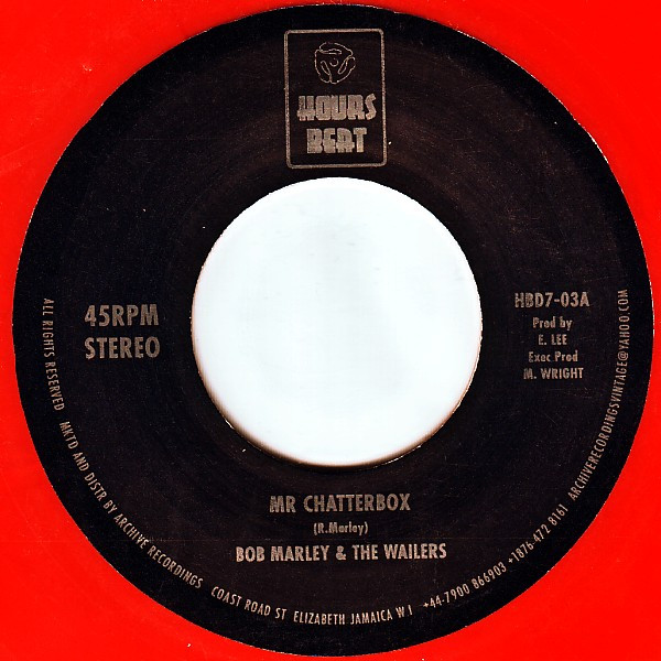 Bob Marley & The Wailers - Mr Chatterbox | Releases | Discogs