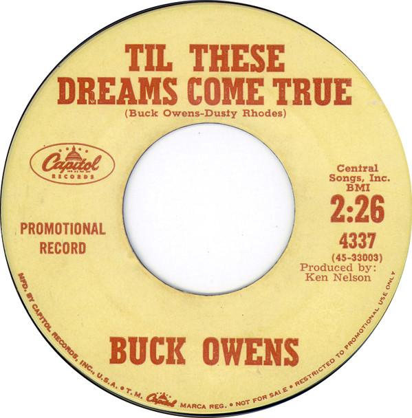 ladda ner album Buck Owens - Above And Beyond Til These Dreams Come True