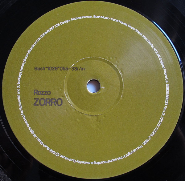 Rozzo – Zorro (1995, Vinyl) - Discogs