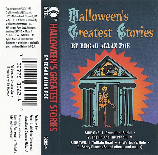 last ned album Edgar Allan Poe, Robert J Walsh - Halloweens Greatest Stories