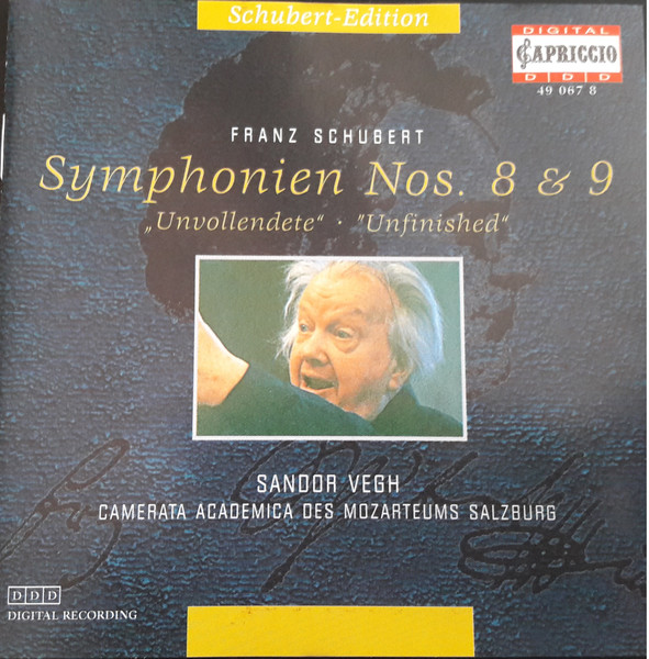 Sandor Végh Schubert Symphonies N°1 À 4 