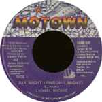 Cover of All Night Long (All Night) / Wandering Stranger, 1983-08-31, Vinyl