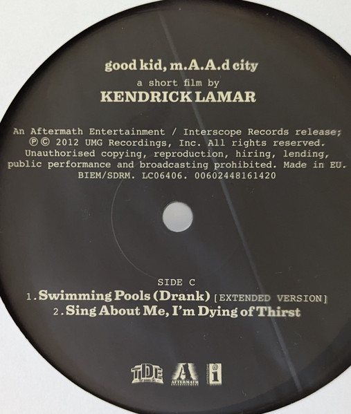 Kendrick Lamar – Good Kid, M.A.A.d City (2022, Alternate Cover