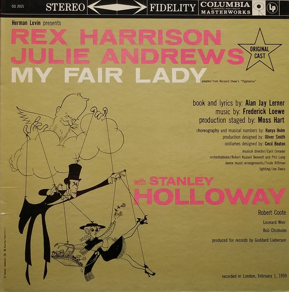 Rex Harrison, Julie Andrews – My Fair Lady (1956, Vinyl) - Discogs