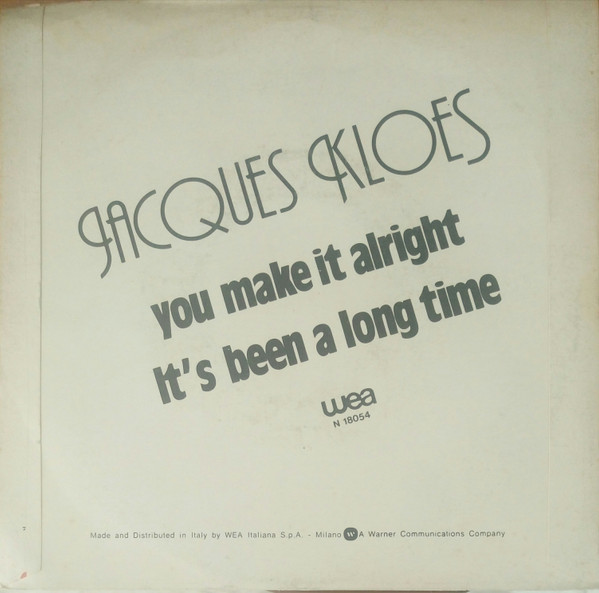 Album herunterladen Jacques Kloes - You Make It Alright