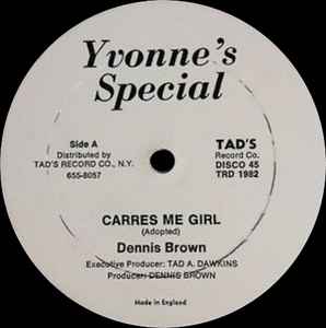 Dennis Brown - Carres Me Girl album cover