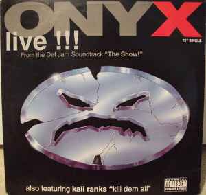 Onyx - Live !!! album cover