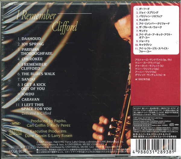baixar álbum Arturo Sandoval - I Remember Clifford