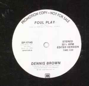 Dennis Brown - Foul Play album cover