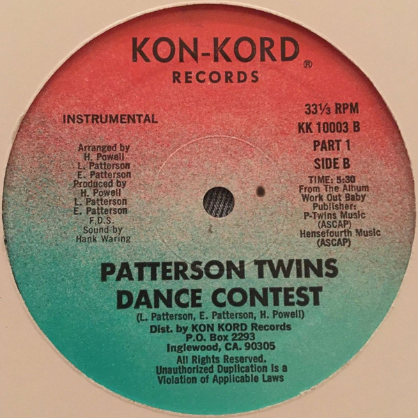 télécharger l'album Patterson Twins - Dance Contest