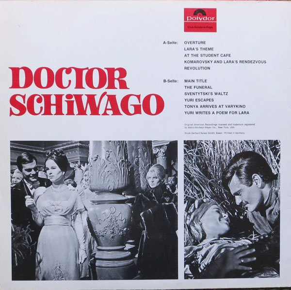 lataa albumi Maurice Jarre - Doctor Schiwago Original Filmmusik