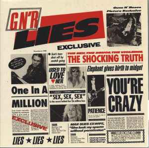Guns N' Roses - G N' R Lies album cover