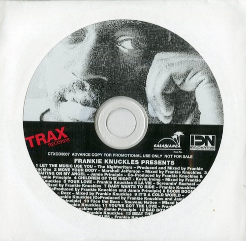 Frankie Knuckles – His Greatest Hits From Trax Records (2004, CD ...