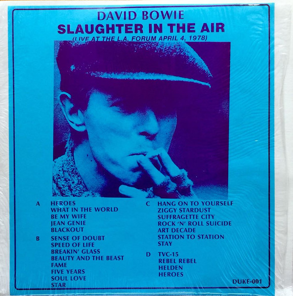 David Bowie – Slaughter In The Air (1984, Vinyl) - Discogs