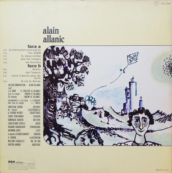 baixar álbum Alain Allanic - Je Viens Pour Vous Parler