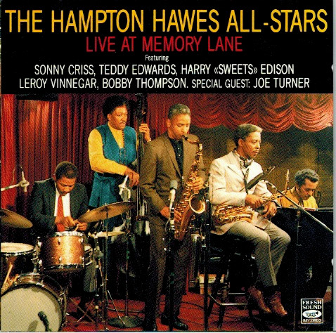 The Hampton Hawes All-Stars – Live At Memory Lane (1990, CD) - Discogs