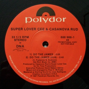 Super Lover Cee & Casanova Rud – Do The James... (1987, Vinyl ...