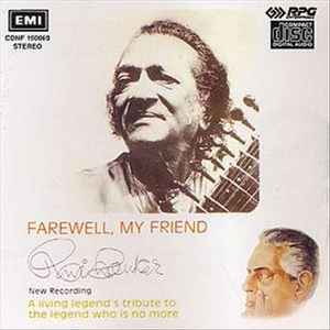 Ravi Shankar - Farewell, My Friend album cover