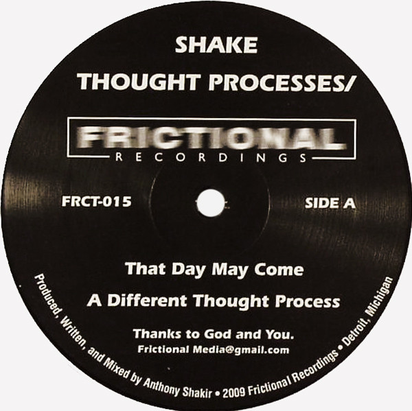 Shake - Thought Processes/ | Frictional Recordings (FRCT-015)