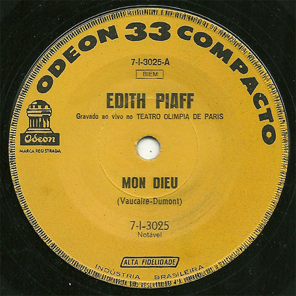 last ned album Edith Piaf - Mon Dieu