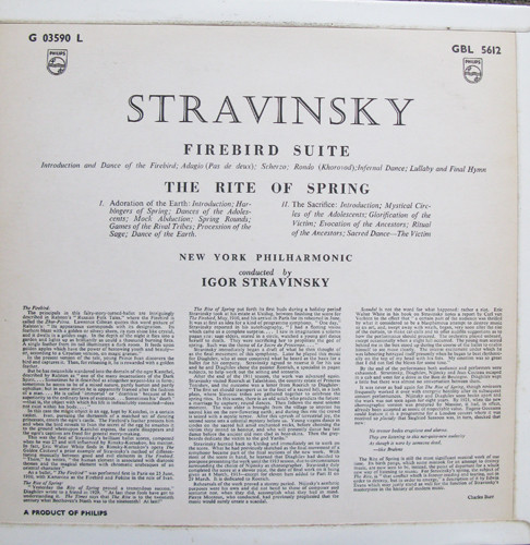 télécharger l'album Igor Stravinsky Conducts The New York Philharmonic Orchestra - Firebird Suite Rite of Spring