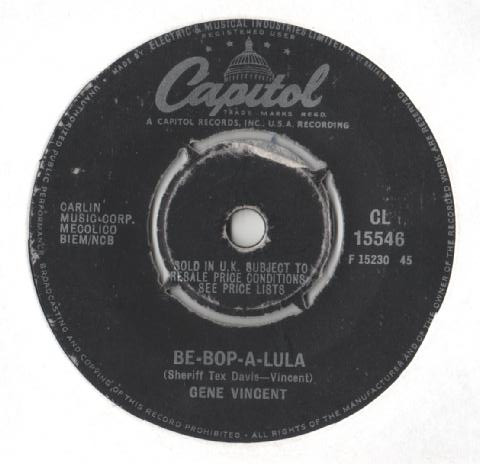 ジーン・ヴィンセント – Be-Bop-A-Lula u003d ビー・バップ・ア・ルーラ (1968