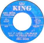 Cover of Say It Loud - I'm Black And I'm Proud, 1968, Vinyl