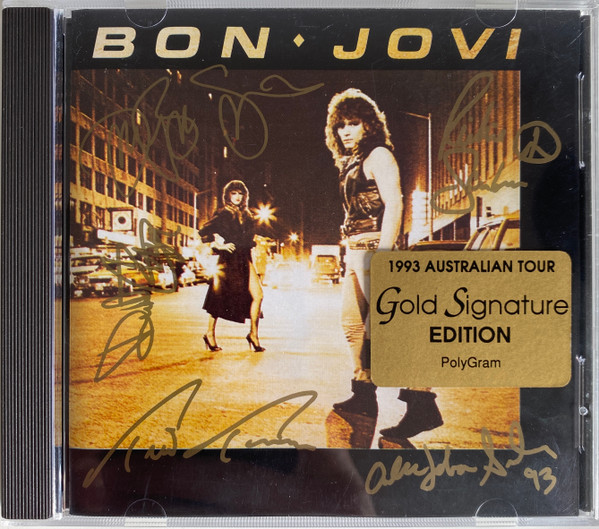 Bon Jovi – Bon Jovi (1993, 1993 Australian Tour Gold Signature