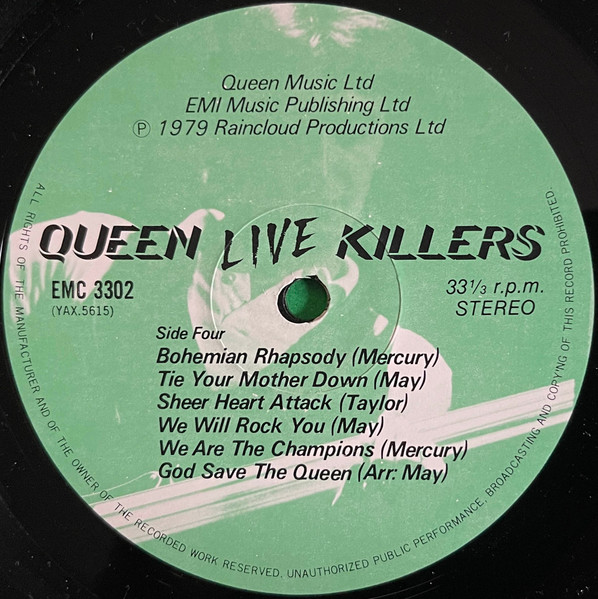 Queen – Live Killers (1979, Gatefold, Vinyl) - Discogs