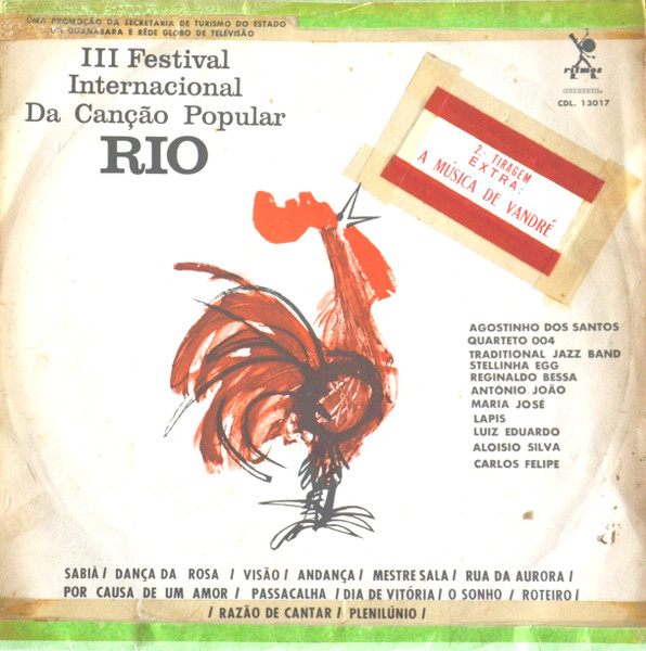 III Festival Internacional Da Canção Popular Rio (1968, Vinyl 