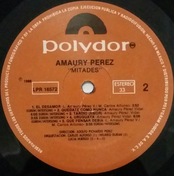 Album herunterladen Amaury Pérez - Mitades