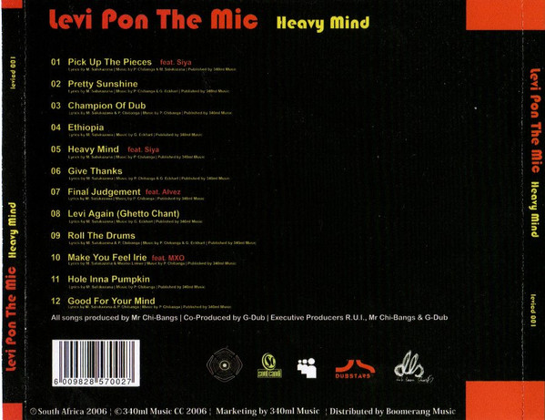 télécharger l'album Levi Pon The Mic - Heavy Mind