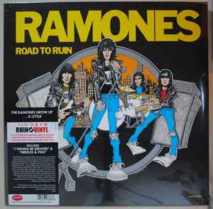 Ramones – Road To Ruin (2011, 180 gram, Vinyl) - Discogs